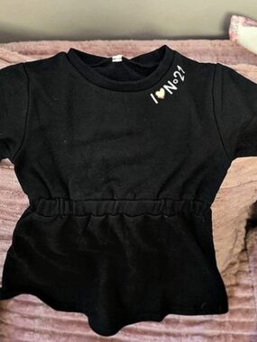 N°21 Black Long Sleeve Casual Dress NWT